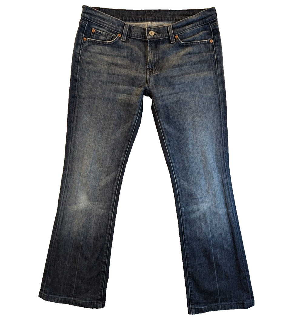 7 For All Mankind Jeans Womens 30 Blue Bootcut Premium Stretch Denim